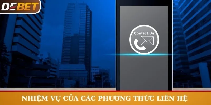 Nhiệm vụ quan trọng của các phương thức liên hệ